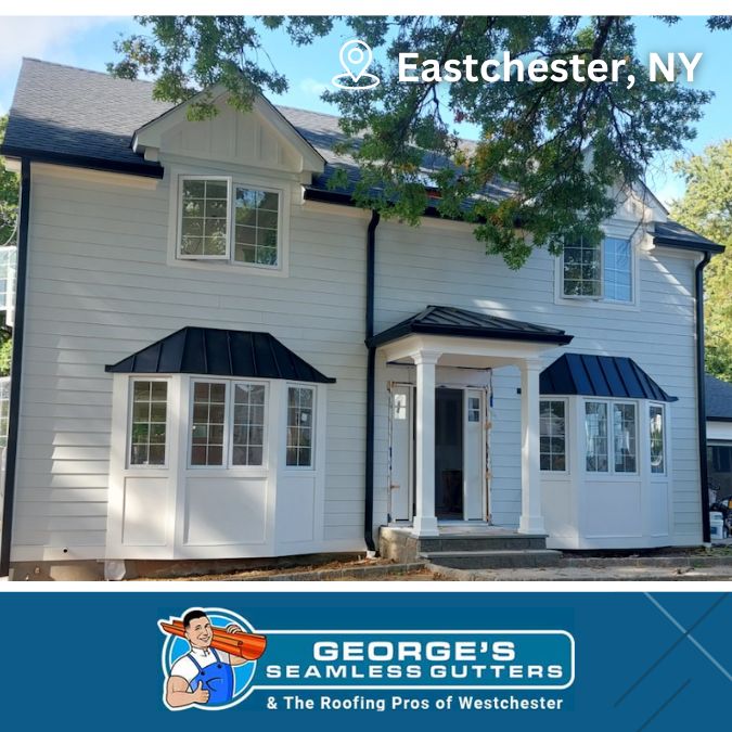 Eastchester ny black gutter installation 