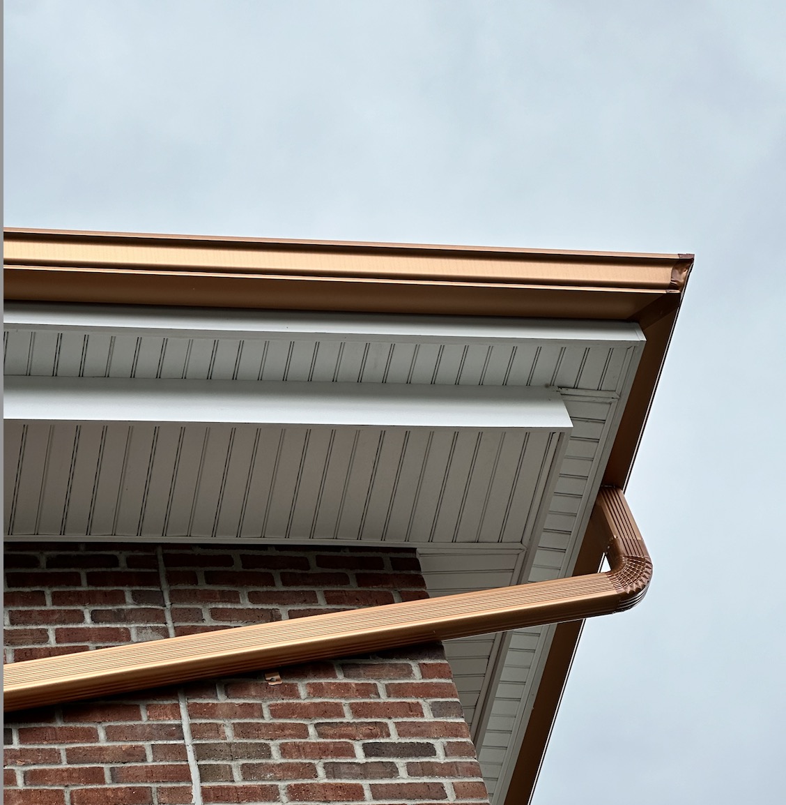 Faux copper gutters westchester ny