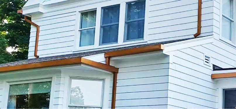 Earth Tone Faux Gutter Colors