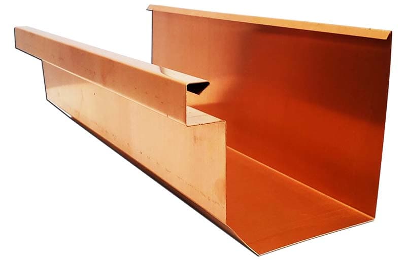 Faux Copper Gutters