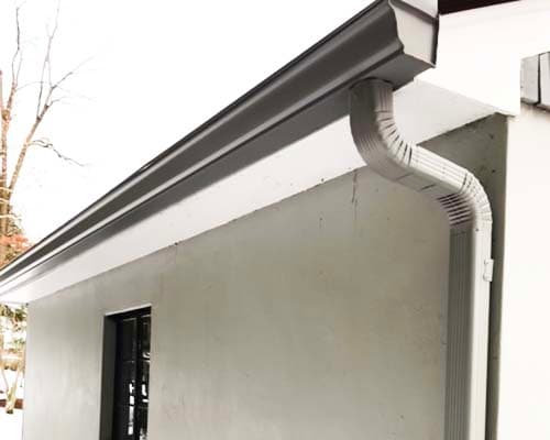 Light Gray K-Style Gutters